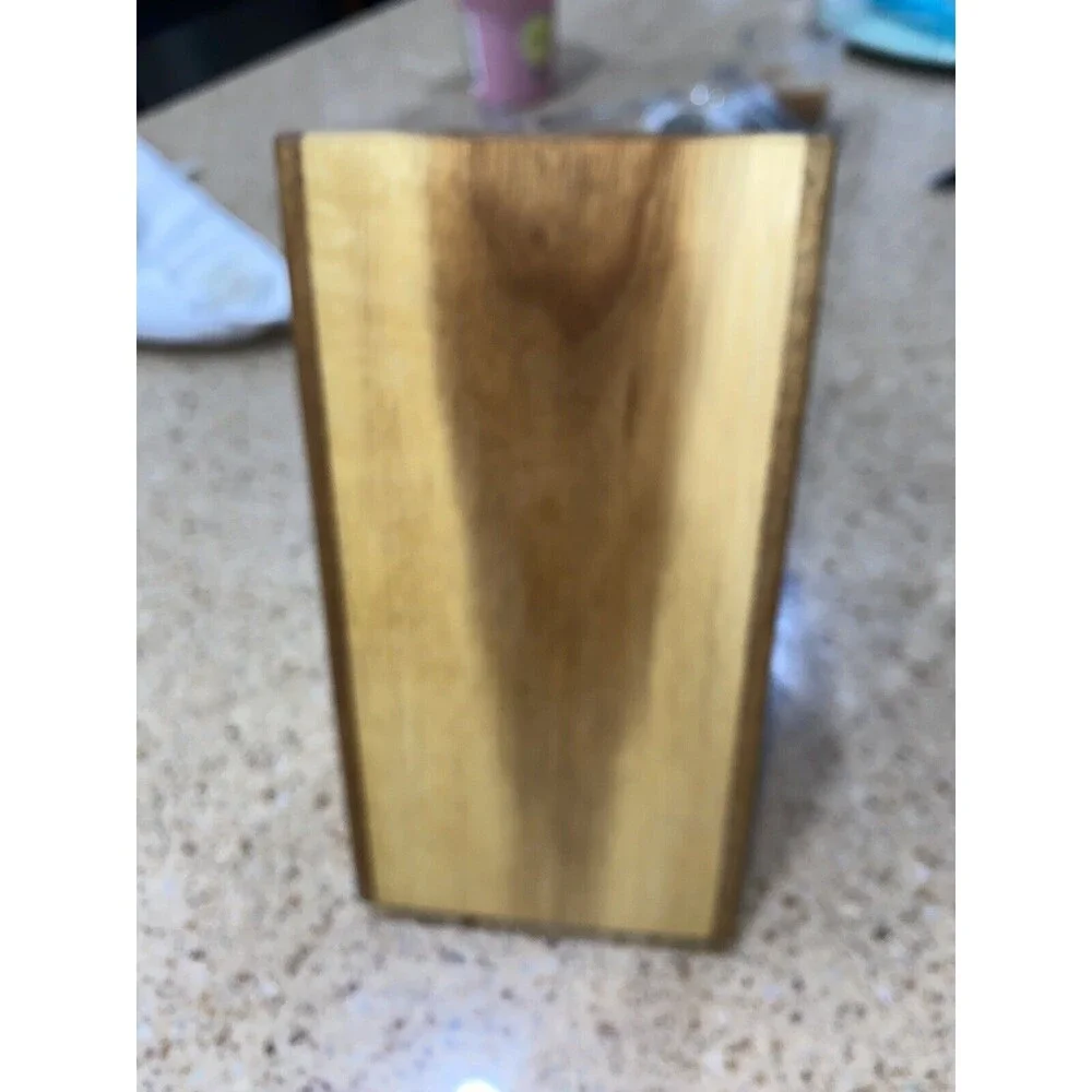 PIONEER WOMAN,Rustic Kitchen Knife WOOD BLOCK, 13 Slot Knife Holder,Block Only